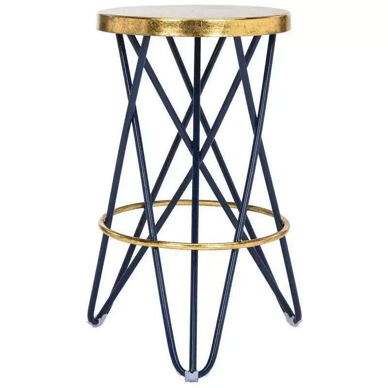Tabouret de comptoir Lorna Gold Leaf - FOX3255 - Safavieh Couture