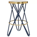 Tabouret de comptoir Lorna Gold Leaf - FOX3255 - Safavieh Couture