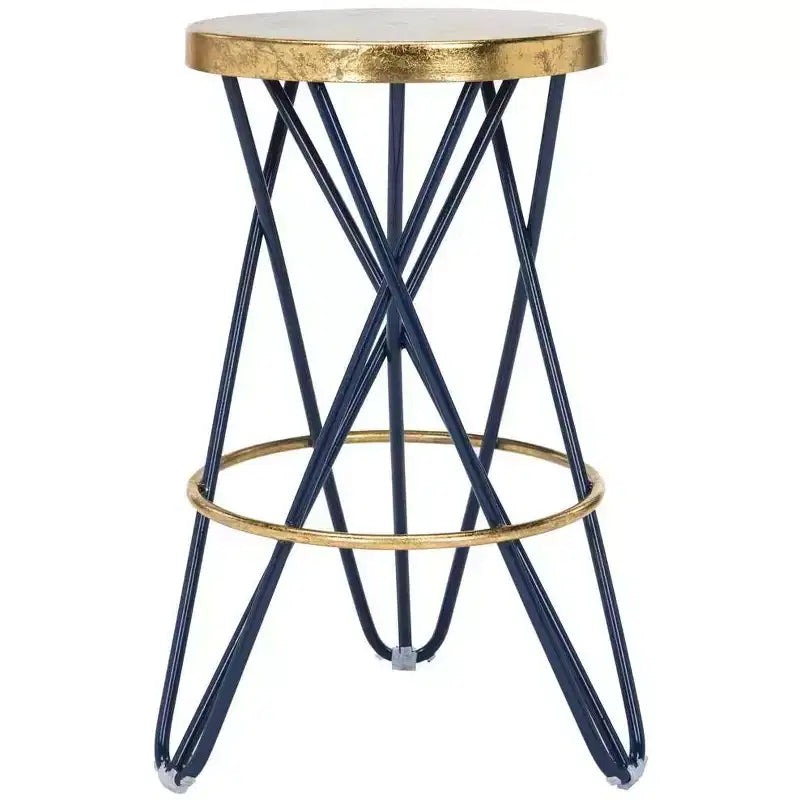Tabouret de comptoir Lorna Gold Leaf - FOX3255 - Safavieh Couture