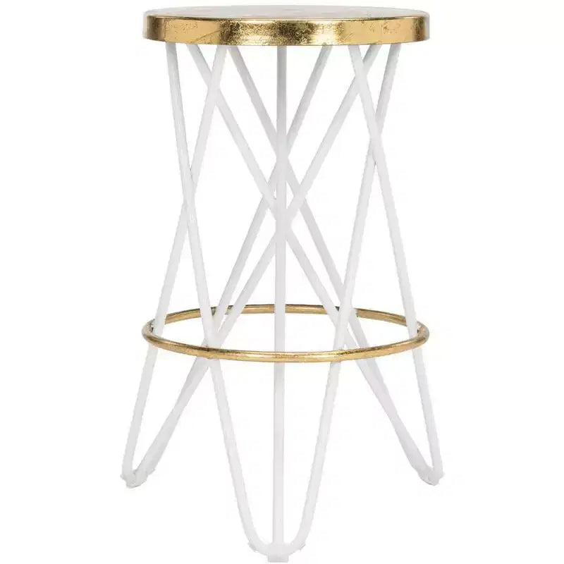 Tabouret de comptoir Lorna Gold Leaf - FOX3255 - Safavieh Couture