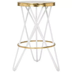 Tabouret de comptoir Lorna Gold Leaf - FOX3255 - Safavieh Couture