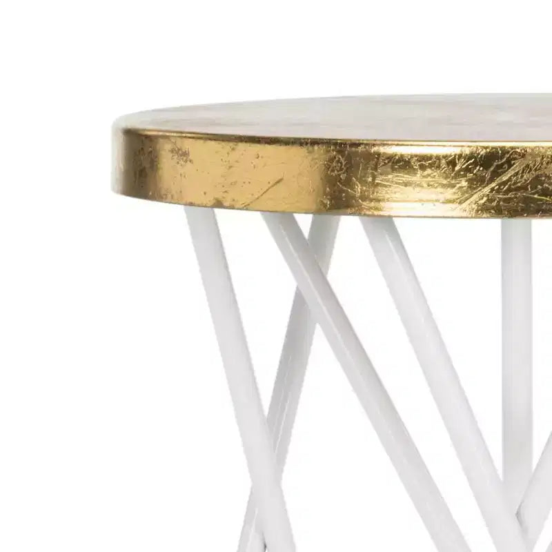 Tabouret de comptoir Lorna Gold Leaf - FOX3255 - Safavieh Couture