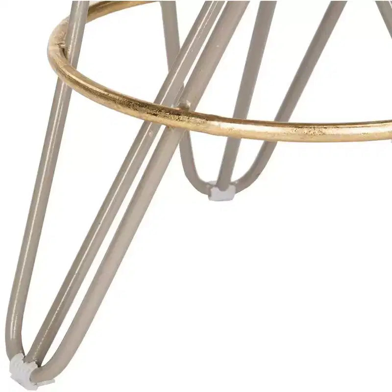 Tabouret de comptoir Lorna Gold Leaf - FOX3255 - Safavieh Couture