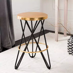 Tabouret de comptoir Lorna Gold Leaf - FOX3255 - Safavieh Couture