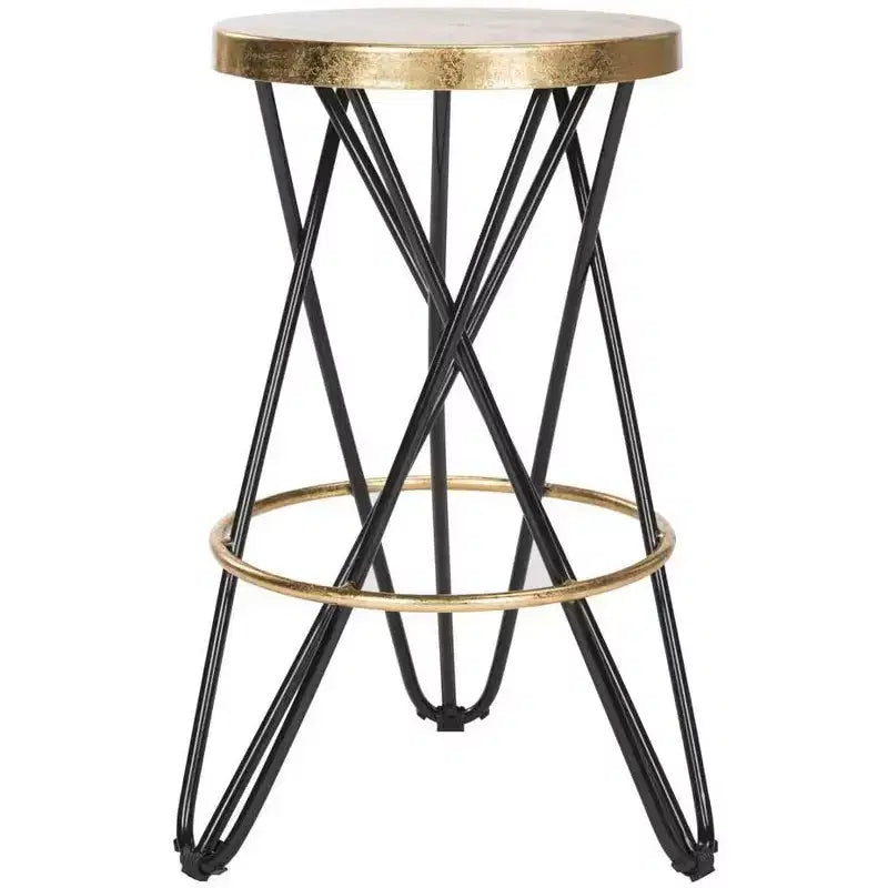 Tabouret de comptoir Lorna Gold Leaf - FOX3255 - Safavieh Couture