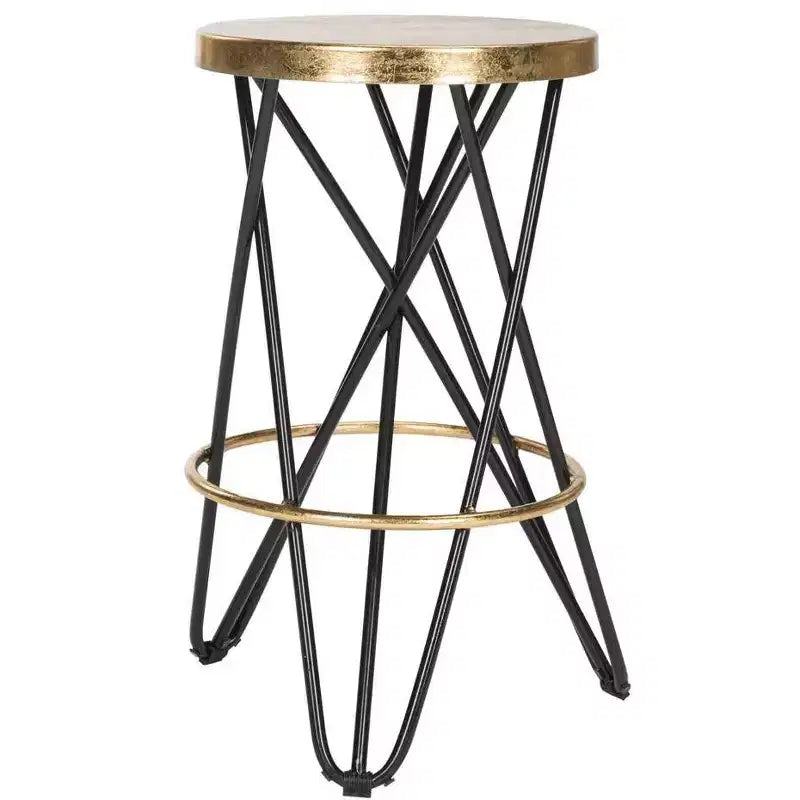 Tabouret de comptoir Lorna Gold Leaf - FOX3255 - Safavieh Couture