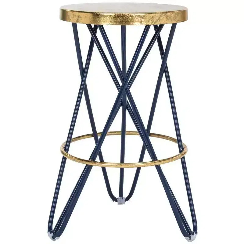 Tabouret de comptoir Lorna Gold Leaf - FOX3255 - Safavieh Couture