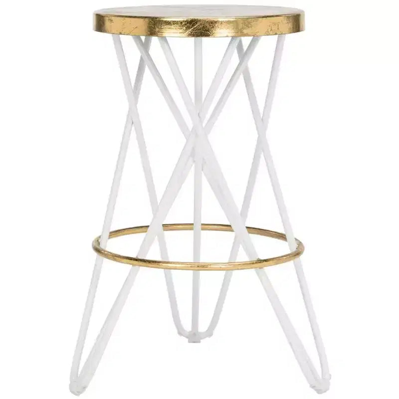 Tabouret de comptoir Lorna Gold Leaf - FOX3255 - Safavieh Couture