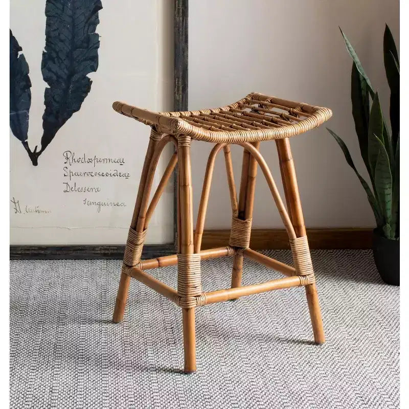 Tabouret de comptoir en rotin Leda - WIK6512 - Safavieh