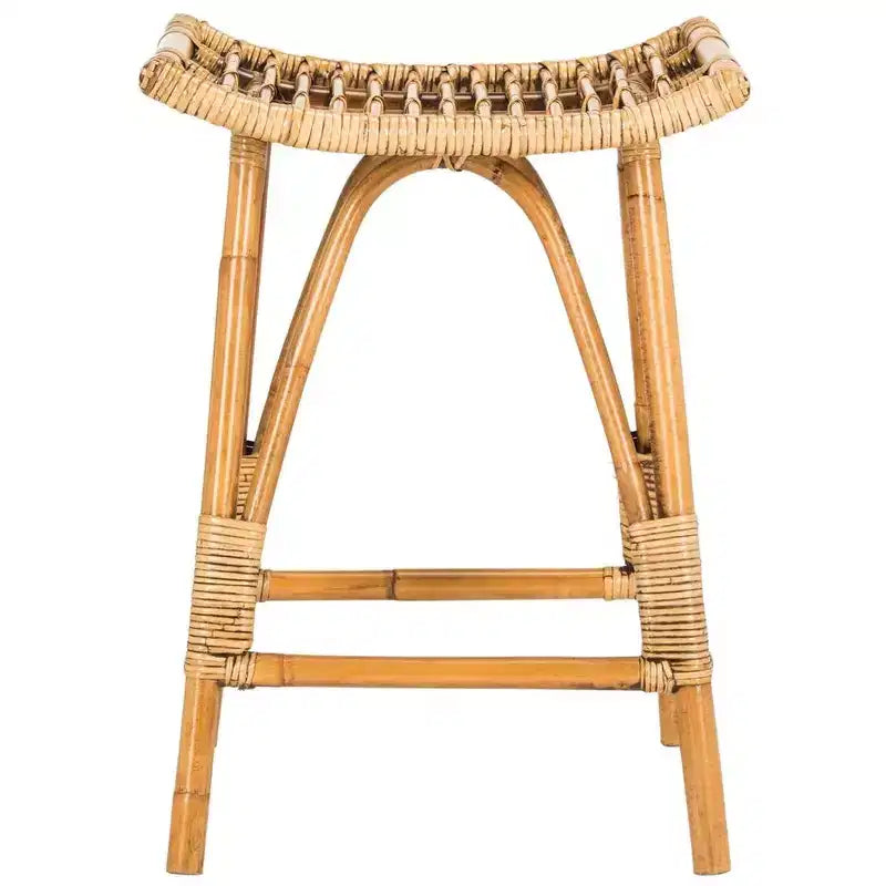 Leda Rattan Counter Stool - WIK6512 - Safavieh