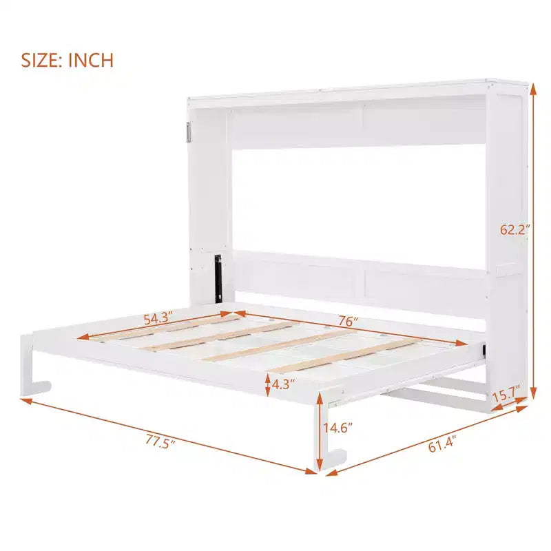 Lit escamotable Queen/Full Size Wall Bed-ModernLuxe