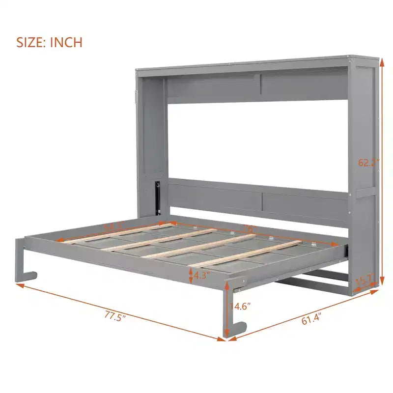 Lit escamotable Queen/Full Size Wall Bed-ModernLuxe