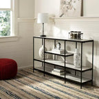 Console 3 niveaux Petra - CNS6204A - Beige/Noir - Safavieh