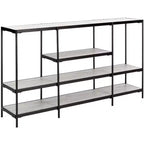 Console 3 niveaux Petra - CNS6204A - Beige/Noir - Safavieh