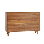 Meuble de rangement Alexis à 3 portes avec motifs en treillis | HULALA HOME