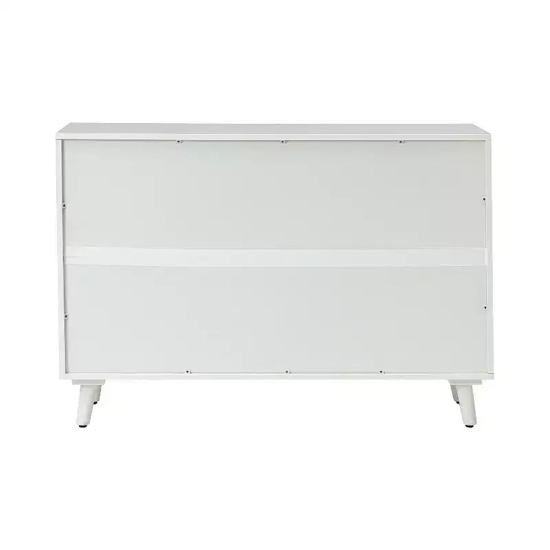 Meuble de rangement Alexis à 3 portes avec motifs en treillis | HULALA HOME