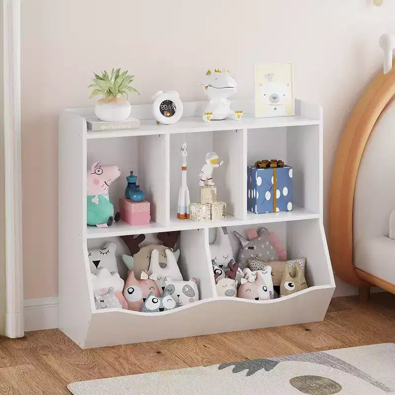 Bibliothèque et étagère de rangement pour jouets pour enfants Whizmax, meuble de rangement multi-étagères avec casiers pour garçons et filles, salle de jeux