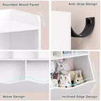 Bibliothèque et étagère de rangement pour jouets pour enfants Whizmax, meuble de rangement multi-étagères avec casiers pour garçons et filles, salle de jeux