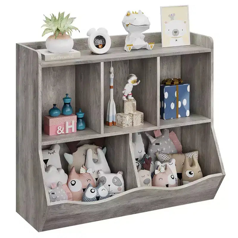 Bibliothèque et étagère de rangement pour jouets pour enfants Whizmax, meuble de rangement multi-étagères avec casiers pour garçons et filles, salle de jeux