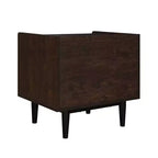 Lot de 2 tables de chevet nervurées modernes Duane avec tiroir - Manhattan Comfort