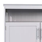 Buffet et console classiques Mayfield de Flash Furniture avec meuble de rangement à double porte et étagère de rangement ouverte