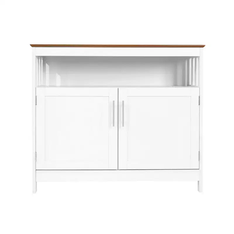 Buffet et console classiques Mayfield de Flash Furniture avec meuble de rangement à double porte et étagère de rangement ouverte