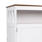 Buffet et console classiques Mayfield de Flash Furniture avec meuble de rangement à double porte et étagère de rangement ouverte