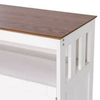 Buffet et console classiques Mayfield de Flash Furniture avec meuble de rangement à double porte et étagère de rangement ouverte
