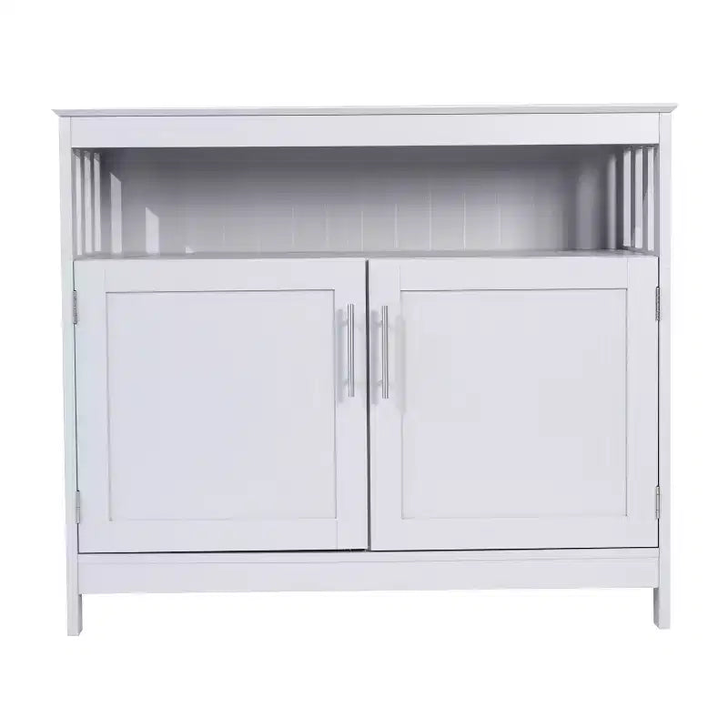 Buffet et console classiques Mayfield de Flash Furniture avec meuble de rangement à double porte et étagère de rangement ouverte