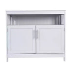 Buffet et console classiques Mayfield de Flash Furniture avec meuble de rangement à double porte et étagère de rangement ouverte