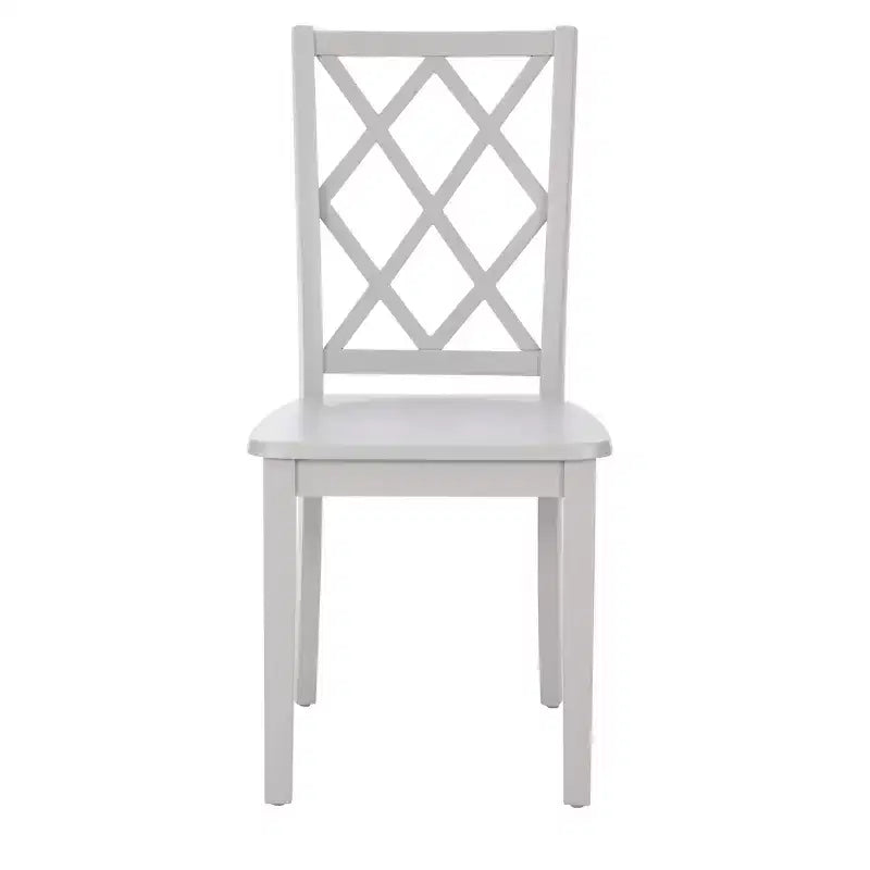 Chaise d'appoint à dossier en X en bois massif Shelby - Powell
