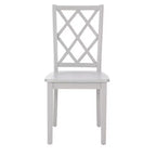 Chaise d'appoint à dossier en X en bois massif Shelby - Powell
