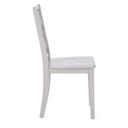 Chaise d'appoint à dossier en X en bois massif Shelby - Powell