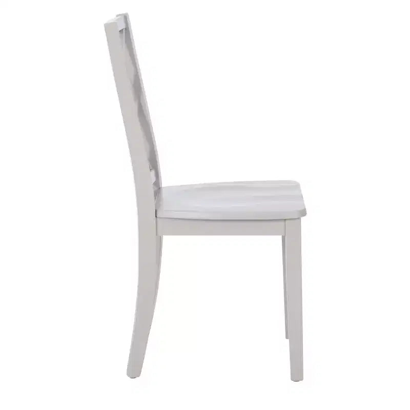 Chaise d'appoint à dossier en X en bois massif Shelby - Powell