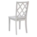 Chaise d'appoint à dossier en X en bois massif Shelby - Powell