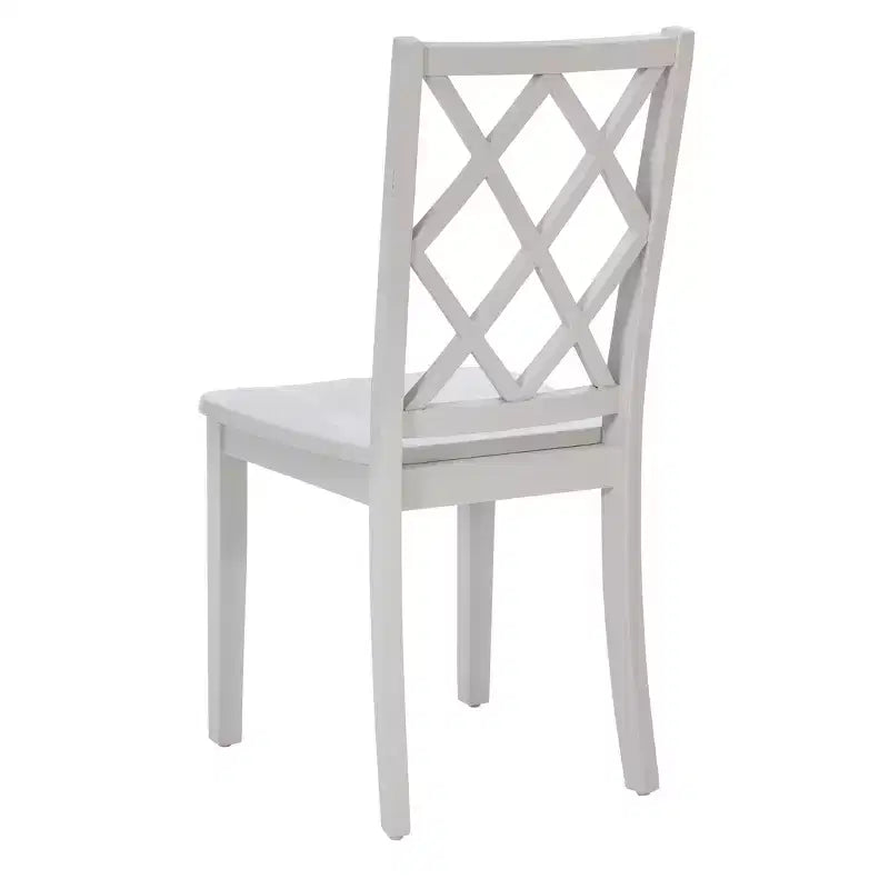 Chaise d'appoint à dossier en X en bois massif Shelby - Powell