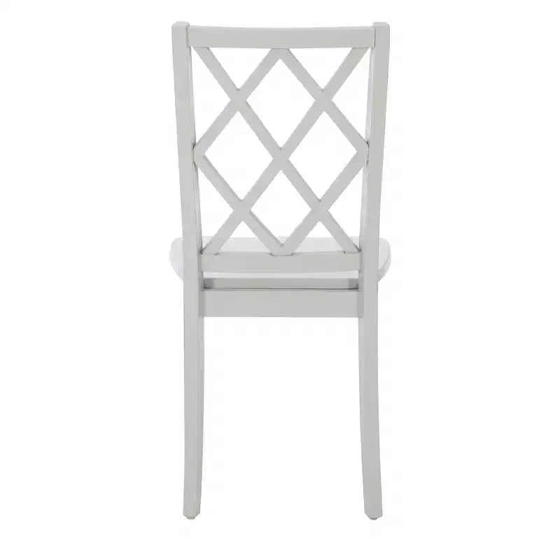 Chaise d'appoint à dossier en X en bois massif Shelby - Powell