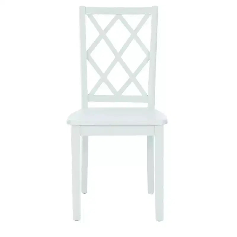 Chaise d'appoint à dossier en X en bois massif Shelby - Powell