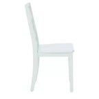 Chaise d'appoint à dossier en X en bois massif Shelby - Powell