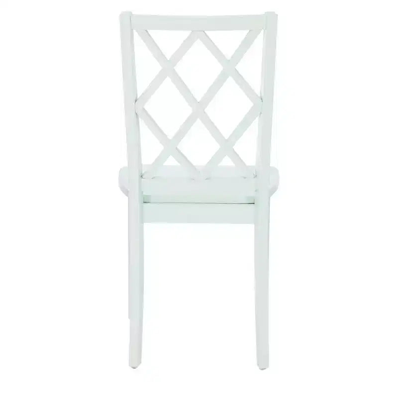 Chaise d'appoint à dossier en X en bois massif Shelby - Powell