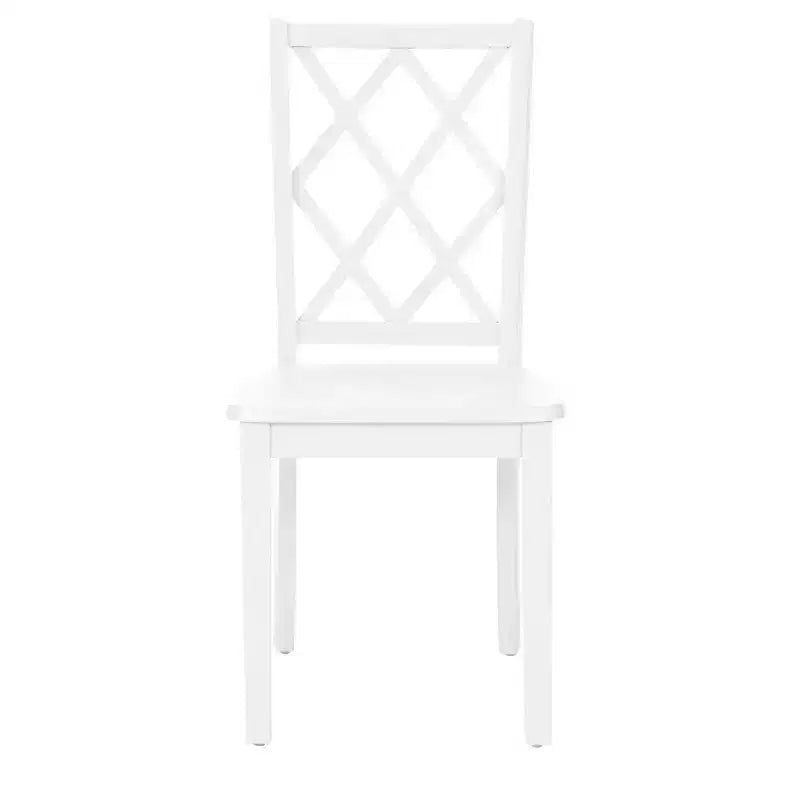 Chaise d'appoint à dossier en X en bois massif Shelby - Powell