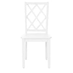 Chaise d'appoint à dossier en X en bois massif Shelby - Powell