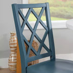 Chaise d'appoint à dossier en X en bois massif Shelby - Powell
