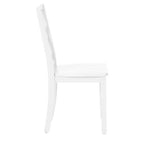 Chaise d'appoint à dossier en X en bois massif Shelby - Powell