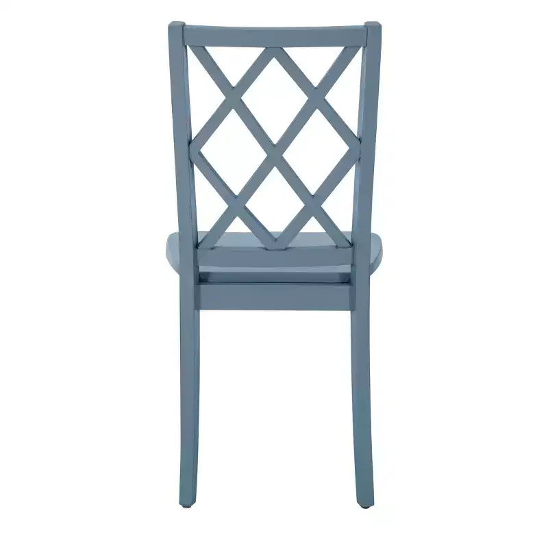 Chaise d'appoint à dossier en X en bois massif Shelby - Powell