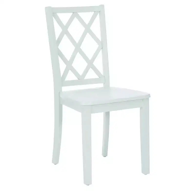 Chaise d'appoint à dossier en X en bois massif Shelby - Powell