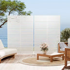 Dovelina 72H x 47W Panneau de clôture décoratif extérieur autoportant en métal pour l'intimité