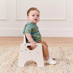 Lot de 2 chaises empilables en bois pour tout-petits 6 po