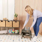 Lot de 2 chaises empilables en bois pour tout-petits 6 po