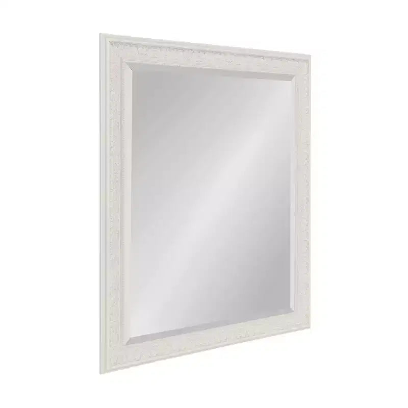 Miroir Mural Encadré Alysia Blanc - Kate & Laurel All Things Decor